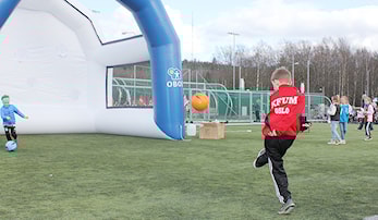 Mye aktiviteter for de minste på OBOS Fornebuløpet